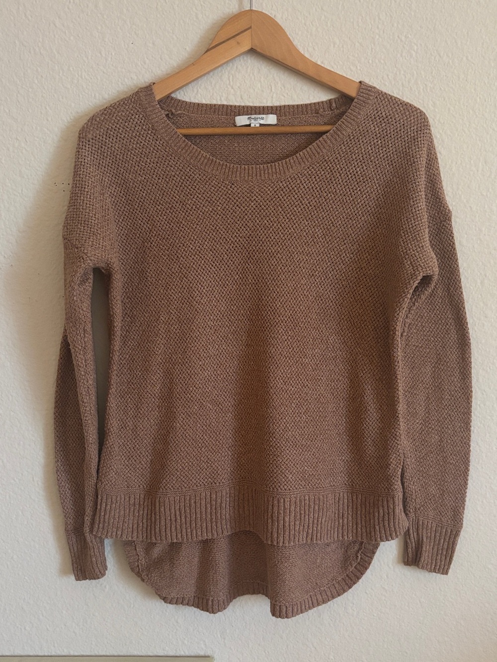 Madewell Riverside Textured Sweater Size Small